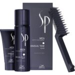 SP Men Gradual Tone Black zestaw do stopniowej eliminacji siwizny pianka pigmentująca 60ml + łagodny szampon 30ml + szczoteczka