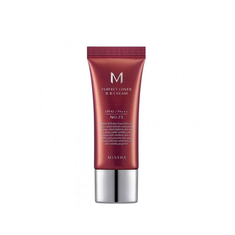 49639701706527833 M Perfect Cover BB Cream SPF42/PA+++ wielofunkcyjny krem BB No.23 Natural Beige 20ml - obrazek 1