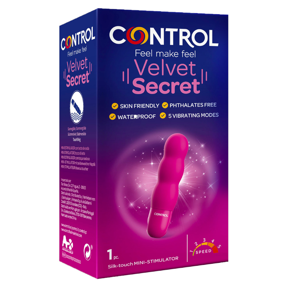 49675021691765058 Velvet Secret ministymulator do stref intymnych o ergonomicznym kształcie - obrazek 1