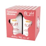 Cinnamon Obssesion zestaw żel do prysznic 200ml + balsam do ciała 200ml + myjka do ciała