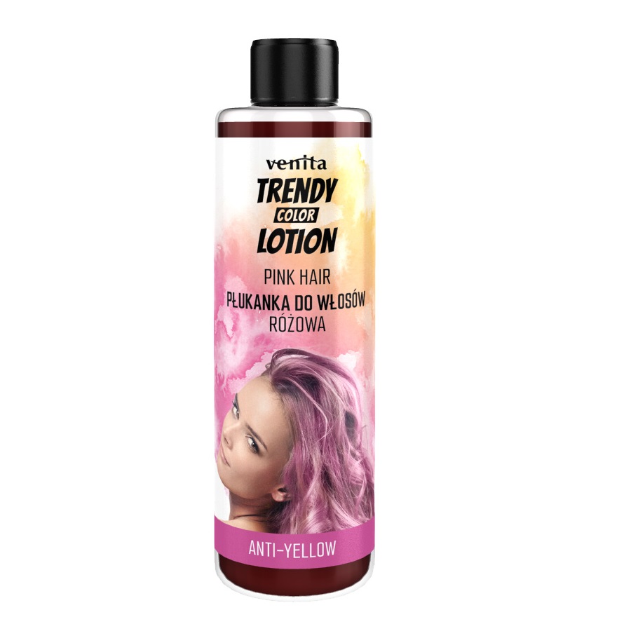 4971451677821884 Trendy Color Lotion płukanka do włosów Różowa 200ml - obrazek 1