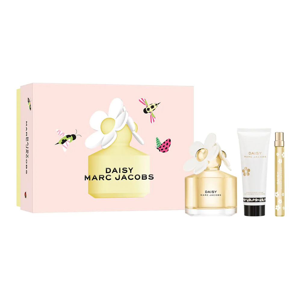 49747971680514972 Daisy zestaw woda toaletowa spray 100ml + balsam do ciała 75ml + miniatura wody toaletowej 10ml - obrazek 1