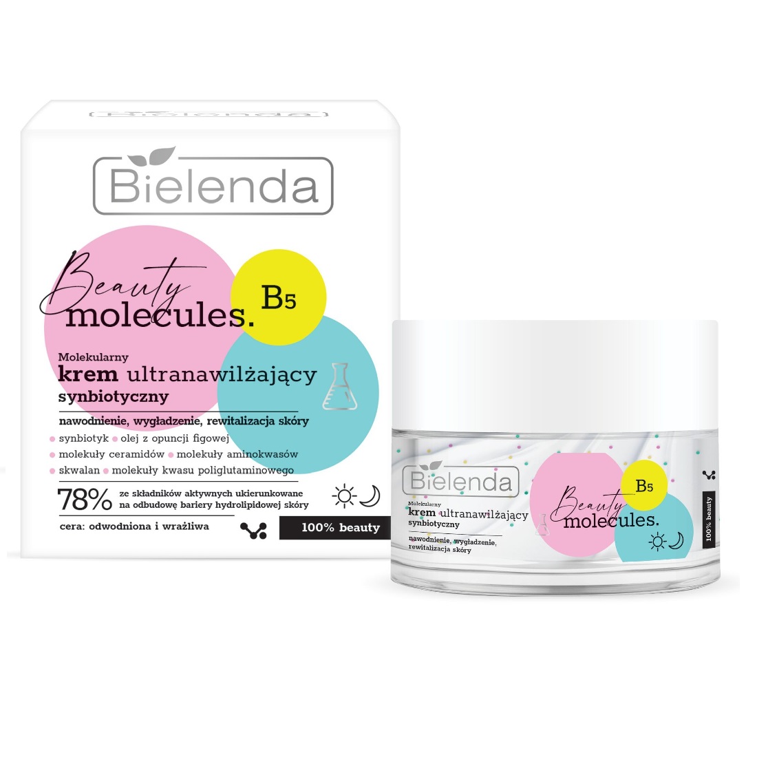 49817131688730839 Beauty Molecules molekularny synbiotyczny krem ultranawilżający 50ml - obrazek 1