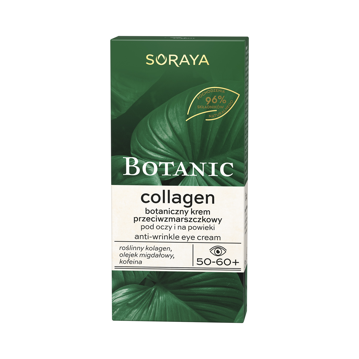 49828561615375951 Botanic Collagen 50-60+ botaniczny krem przeciwzmarszczkowy pod oczy i na powieki 15ml - obrazek 1