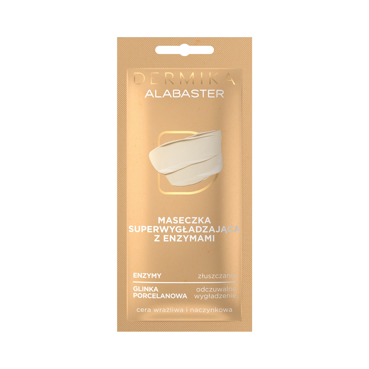 49834801601041965 Maseczki Piękności Alabaster maseczka superwygładzająca z enzymami do cery wrażliwej i naczynkowej 10ml - obrazek 1