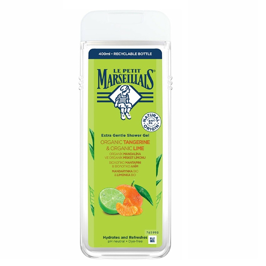 49902341760548867 Delikatny żel pod prysznic Mandarynka Bio & Limonka Bio 400ml - obrazek 1