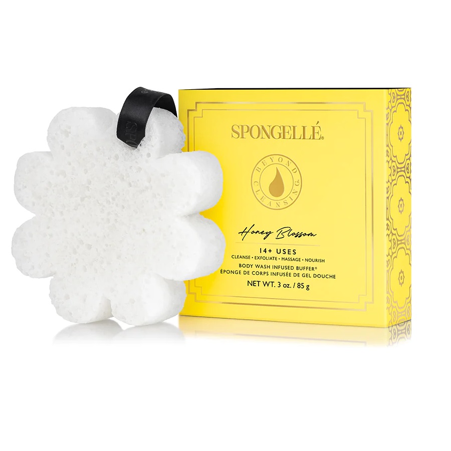 50104151679406576 Boxed Flower gąbka nasączona mydłem do mycia ciała Honey Blossom - obrazek 1