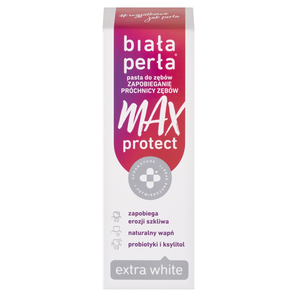 50220661770372738 Max Protect Extra White wybielająca pasta do zębów 75ml - obrazek 1