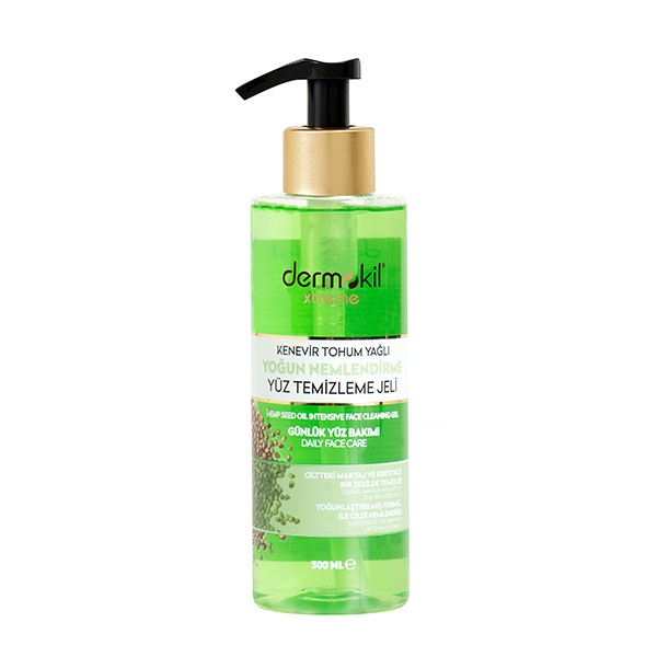 50236411691048495 Xtreme Hemp Seed Oil Intensive Moisturizing Facial Cleansing Gel głęboko oczyszczający żel do twarzy 300ml - obrazek 1
