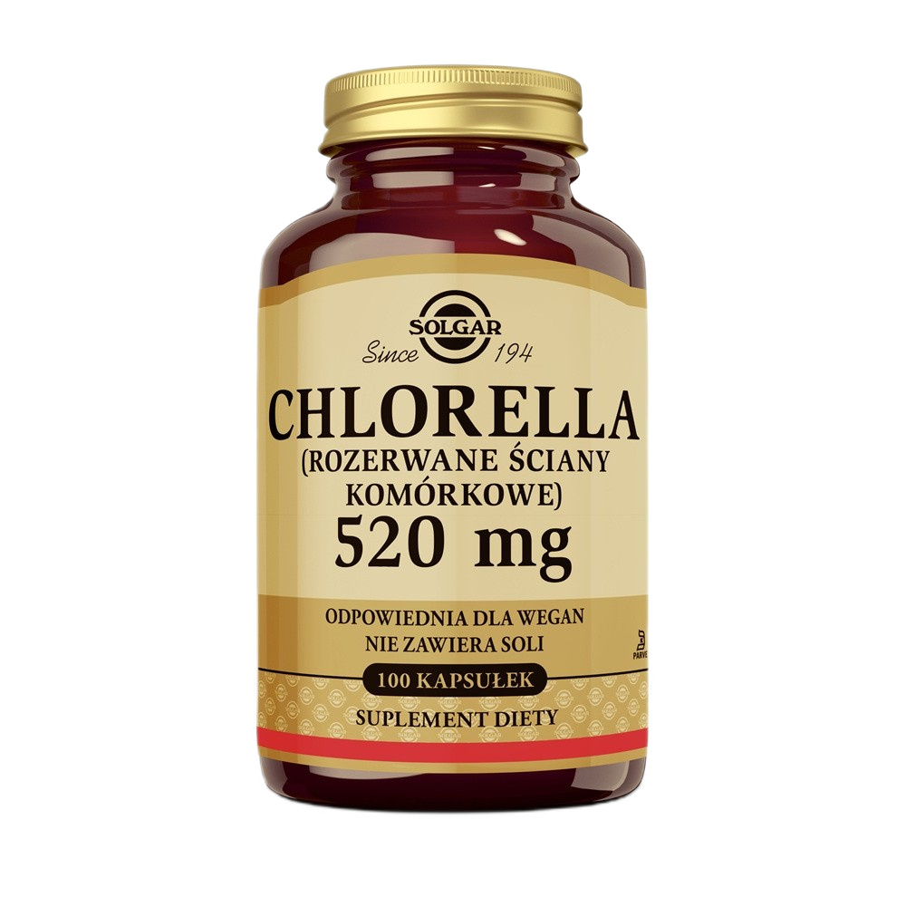 50284711768223879 Chlorella 520mg suplement diety 100 kapsułek - obrazek 1
