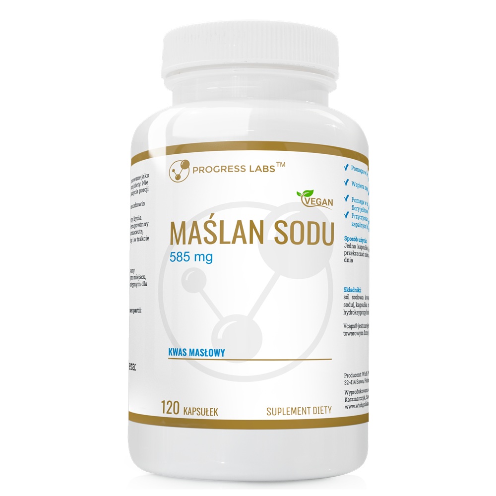 50304901747988971 Maślan sodu 585mg suplement diety 120 kapsułek - obrazek 1