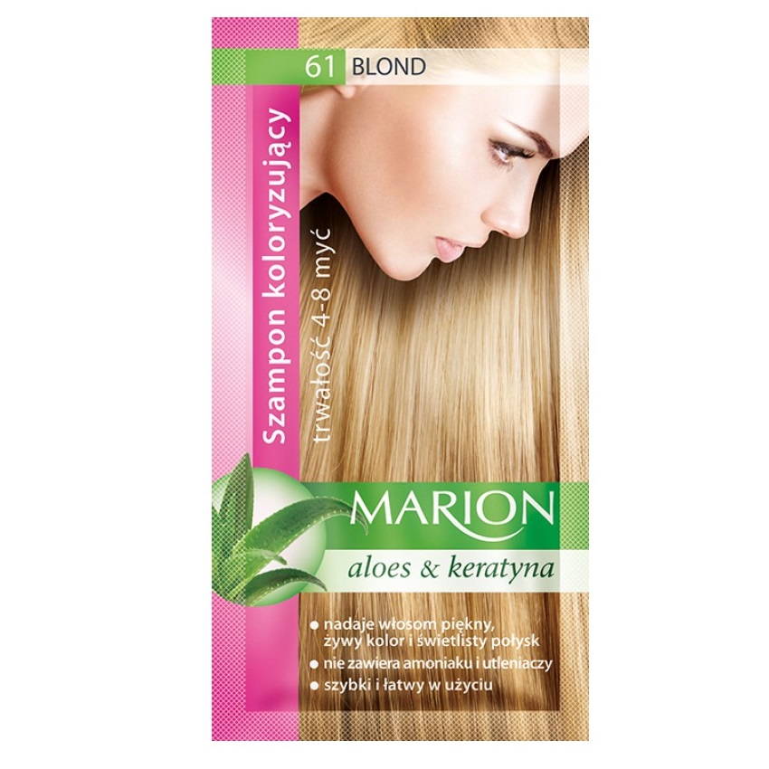 50330731680698376 Szampon koloryzujący 4-8 myć 61 Blond 40ml - obrazek 1