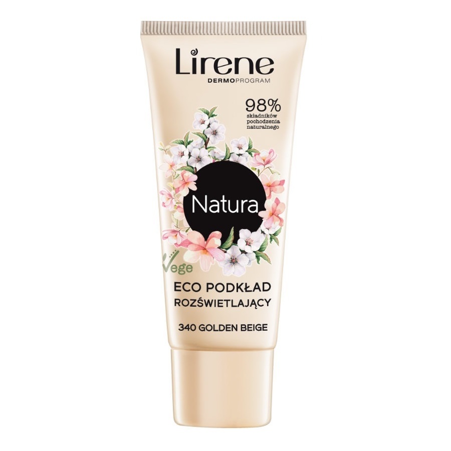 50413191650617110 Natura Eco podkład rozświetlający 340 Golden Beige 30ml - obrazek 1