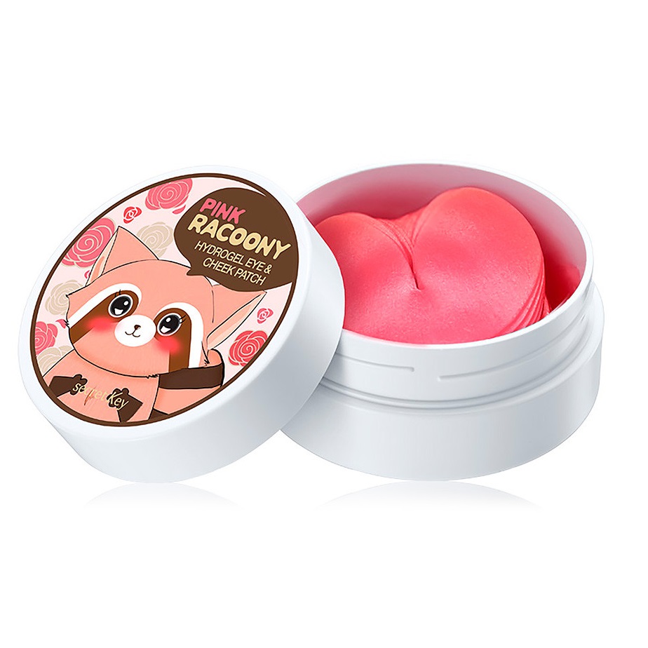 50482631682351920 Pink Racoony Hydrogel Eye & Cheek Patch hydrożelowe płatki pod oczy i na policzki 60szt. - obrazek 1