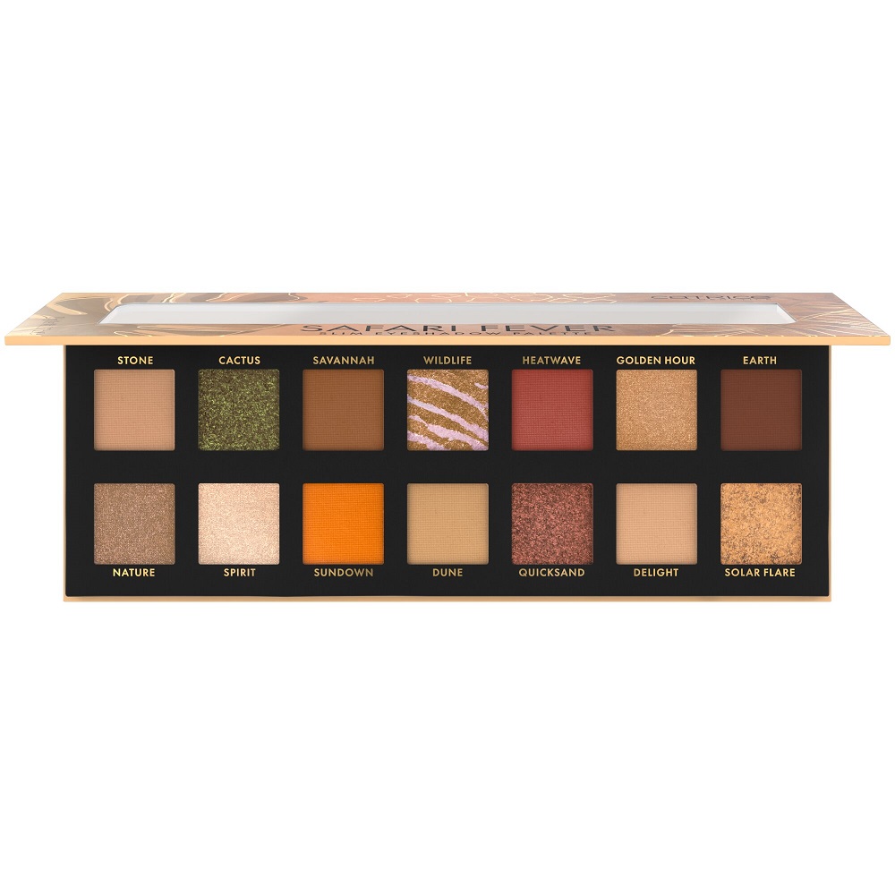 50517631710329610 Safari Fever Slim Eyeshadow Palette paleta cieni do powiek 010 Wild Life 10.6g - obrazek 1