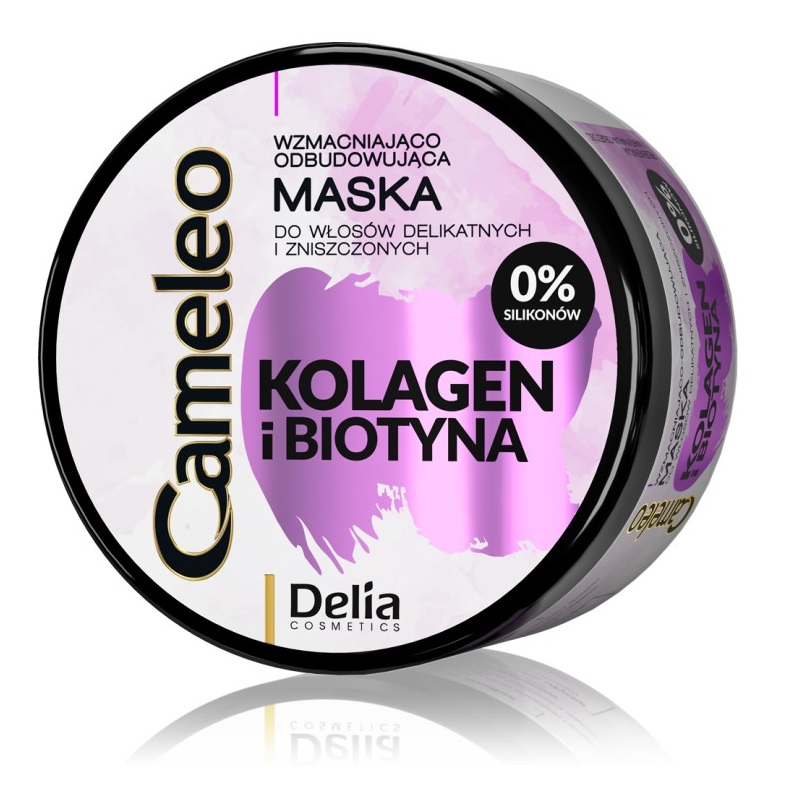 50570601662030266 Kolagen i Biotyna maska wzmacniająco-odbudowująca bez silikonów 200ml - obrazek 1