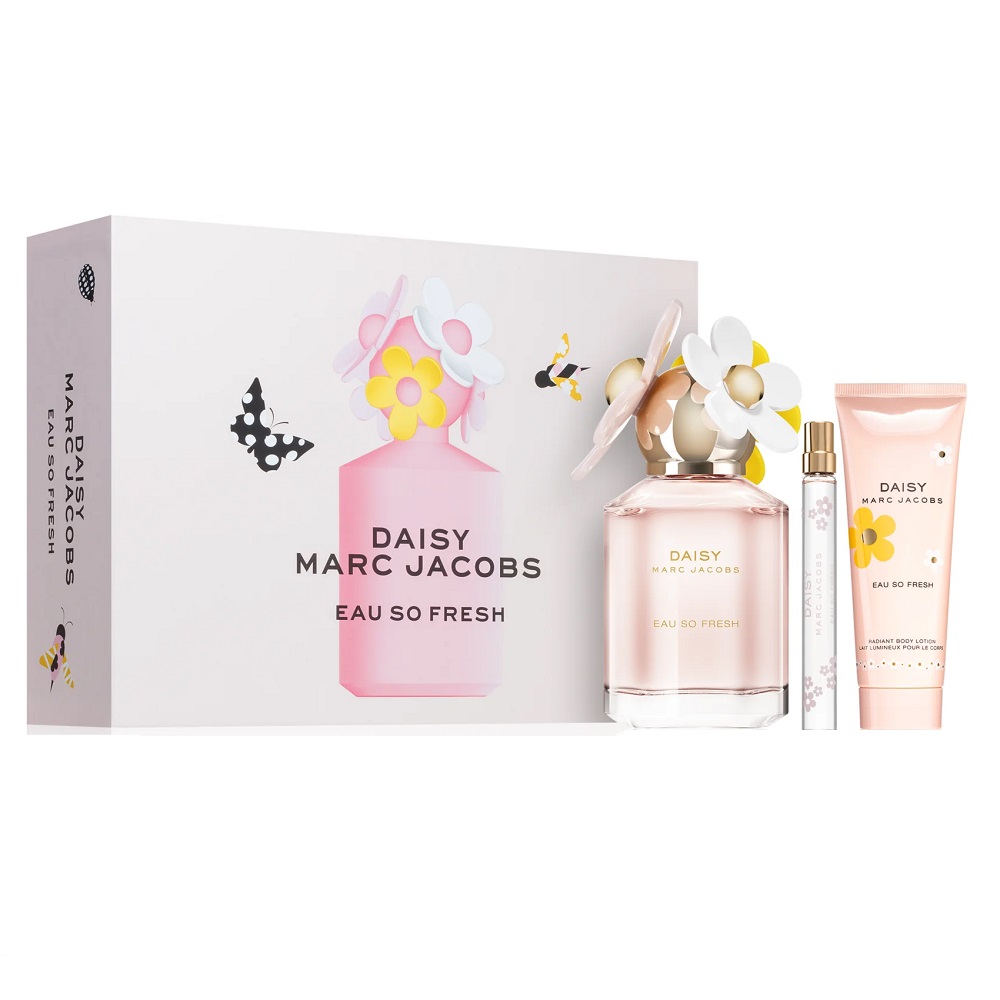 50605391680868143 Daisy Eau So Fresh zestaw woda toaletowa spray 125ml + woda toaletowa 10ml + balsam do ciała 75ml - obrazek 1