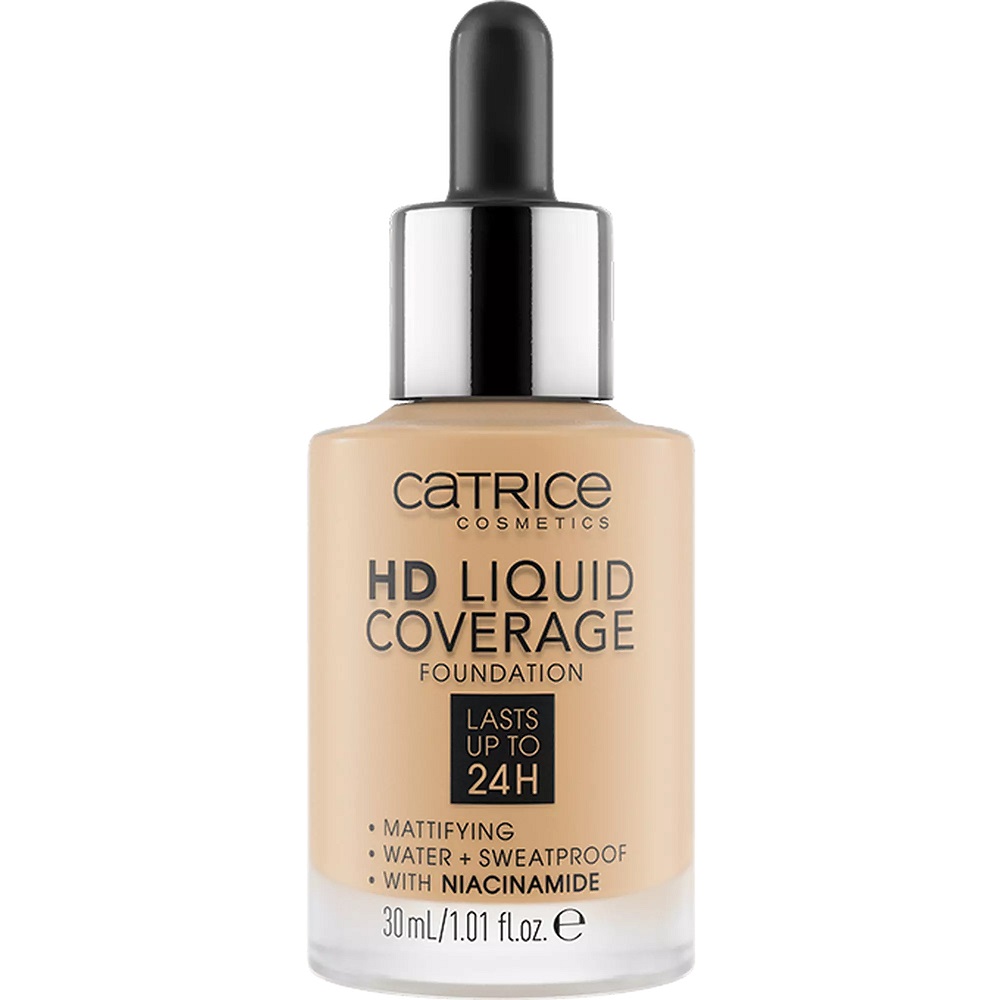 50633761662026578 HD Liquid Coverage Foundation 24H matujący podkład do twarzy 036 Hazelnut Beige 30ml - obrazek 1