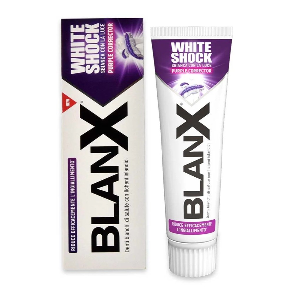 5079111766044136 White Shock Purple Corrector wybielająca pasta do zębów neutralizująca żółte odcienie 75ml - obrazek 1