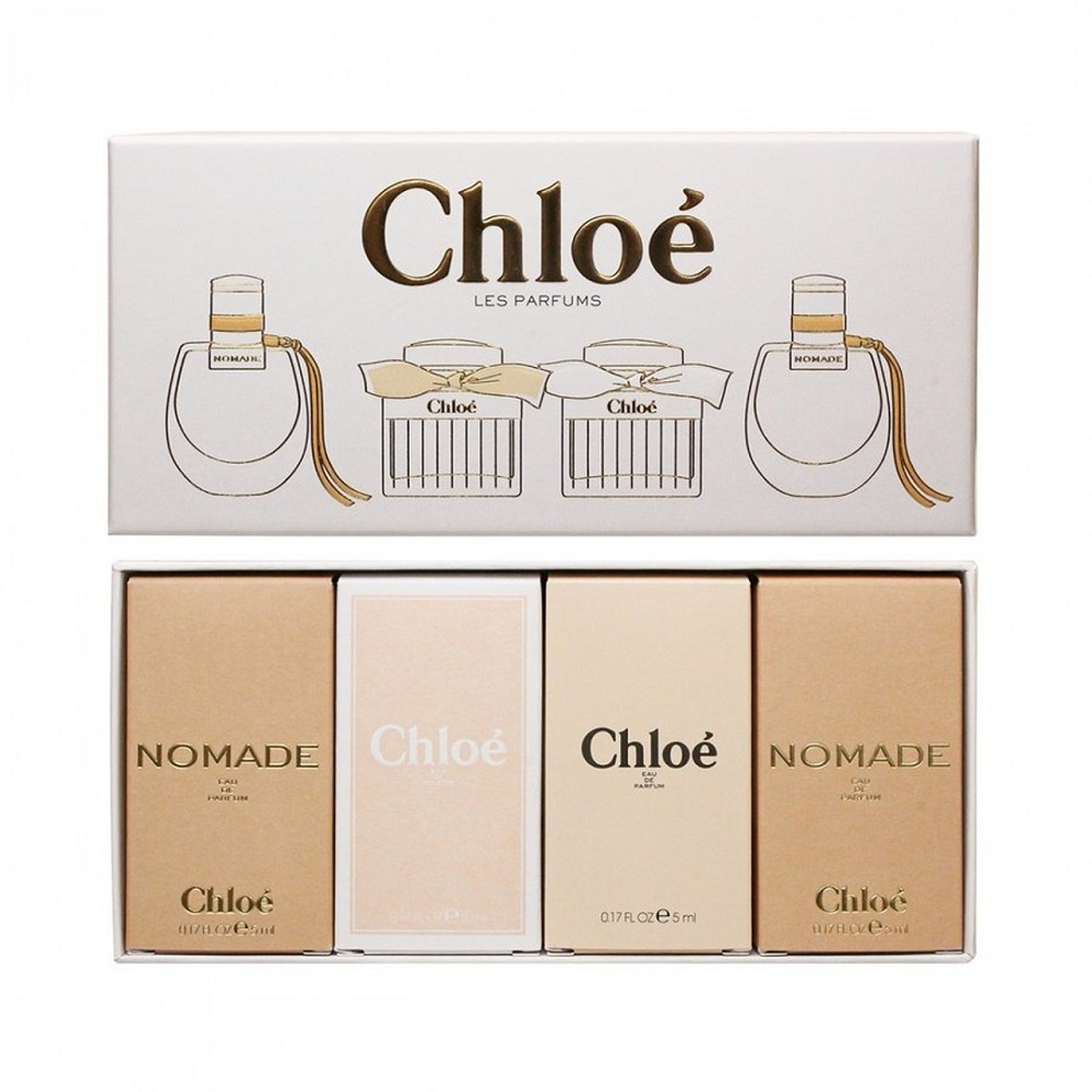 50799011754981054 Les Parfums zestaw Nomade woda toaletowa 5ml + Rose Tangerine woda toaletowa 5ml + Chloe woda perfumowana 5ml + Nomade woda perfumowana 5ml - obrazek 1