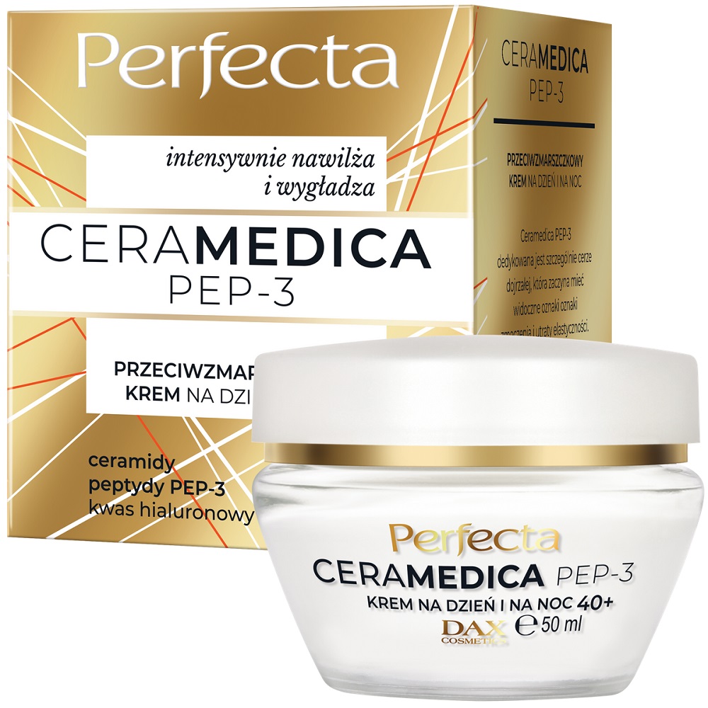 50824861710762959 Ceramedica Pep-3 przeciwzmarszczkowy krem na dzień i na noc 40+ 50ml - obrazek 1