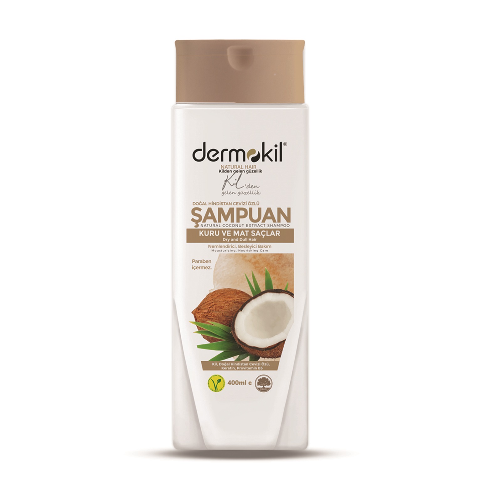 50877221691143830 Natural Hair szampon do włosów suchych Coconut 400ml - obrazek 1