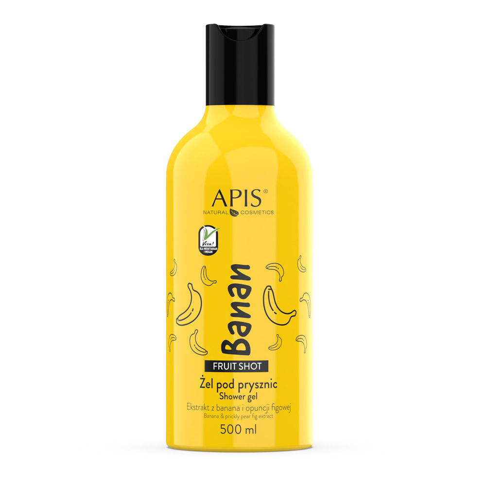 508821646825528 Fruit Shot żel pod prysznic Banan 500ml - obrazek 1