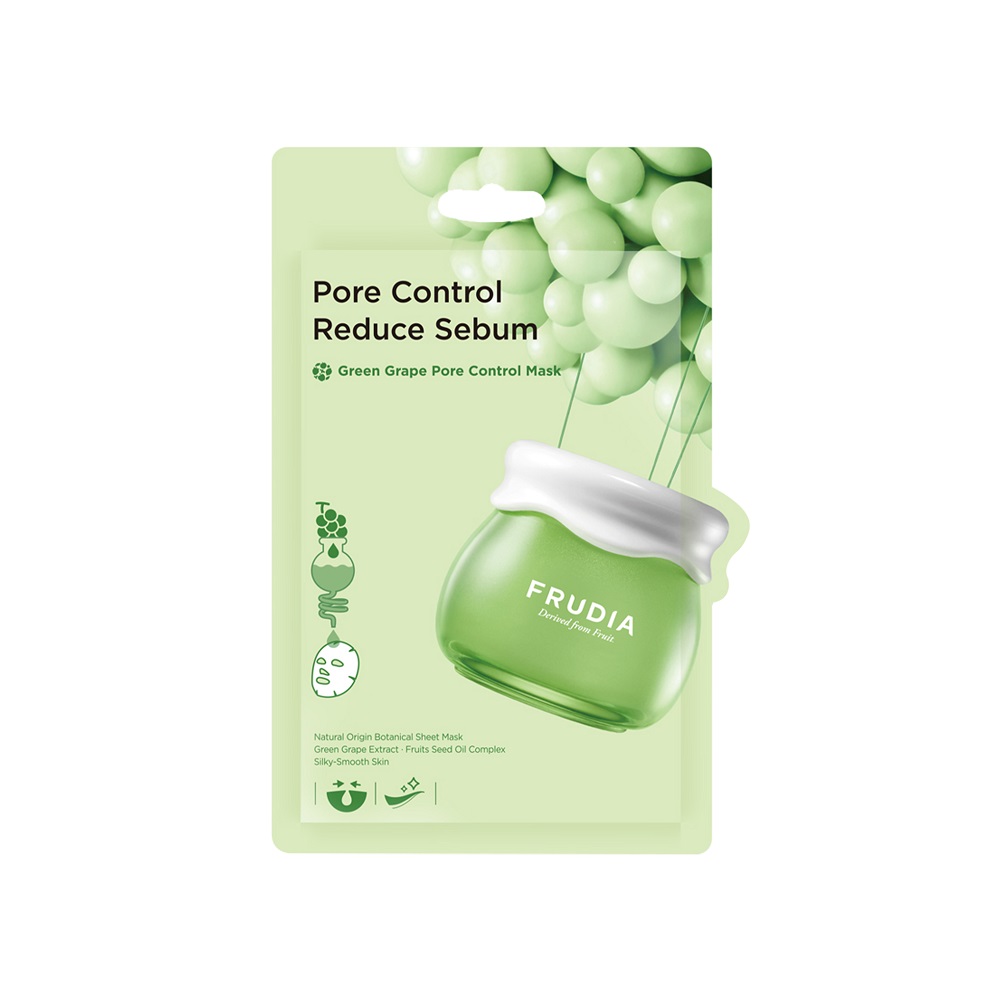 50905161674539173 Green Grape Pore Control Mask oczyszczająco-odświeżająca maseczka w płachcie 20ml - obrazek 1