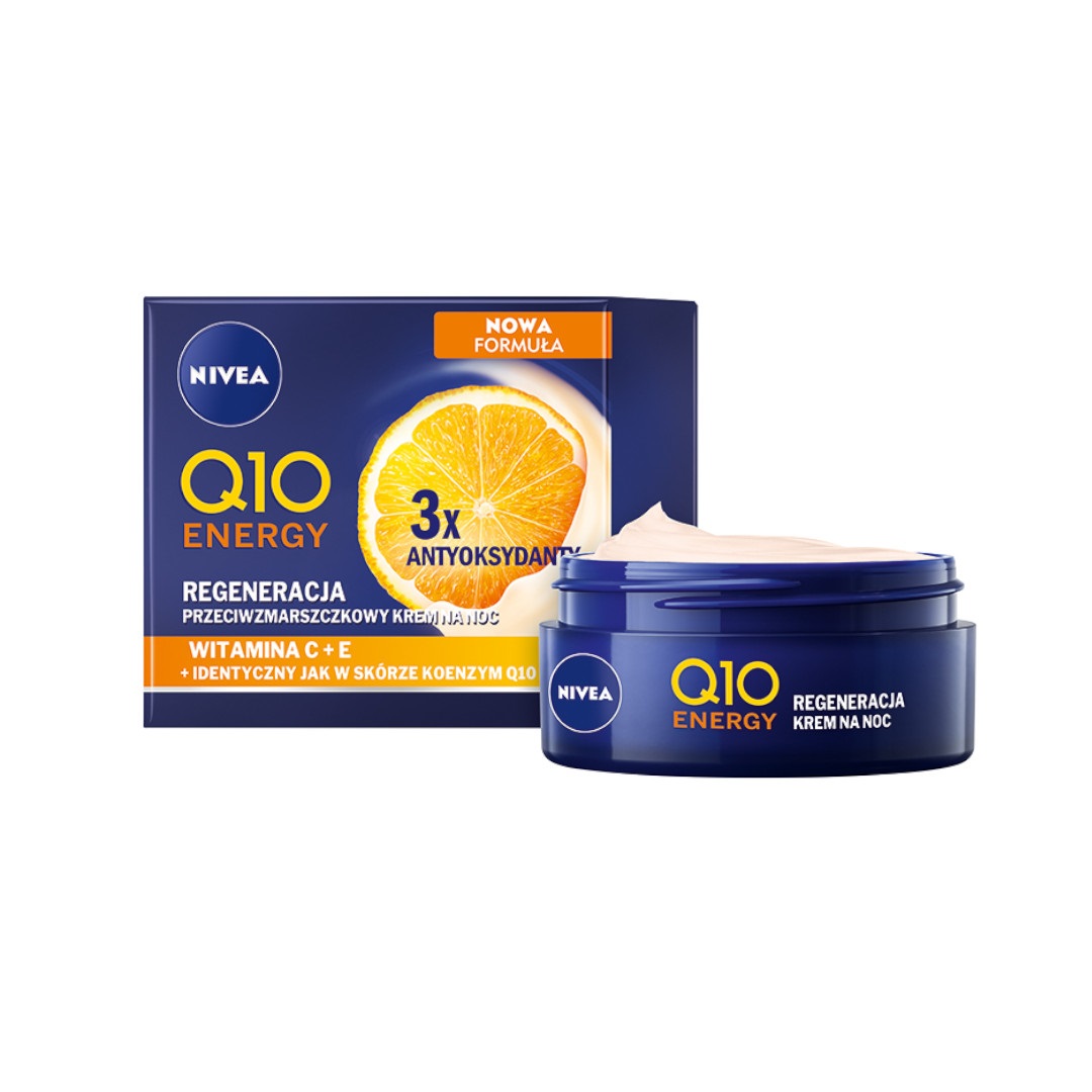 50910041662467868 Q10 Energy Regeneracja przeciwzmarszczkowy krem na noc 50ml - obrazek 1