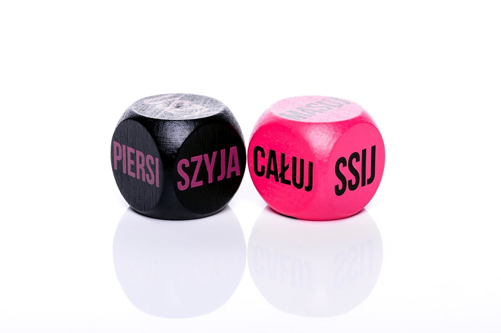 50936921626871747 Na Start kostki do gry erotycznej Pink 2szt. - obrazek 1