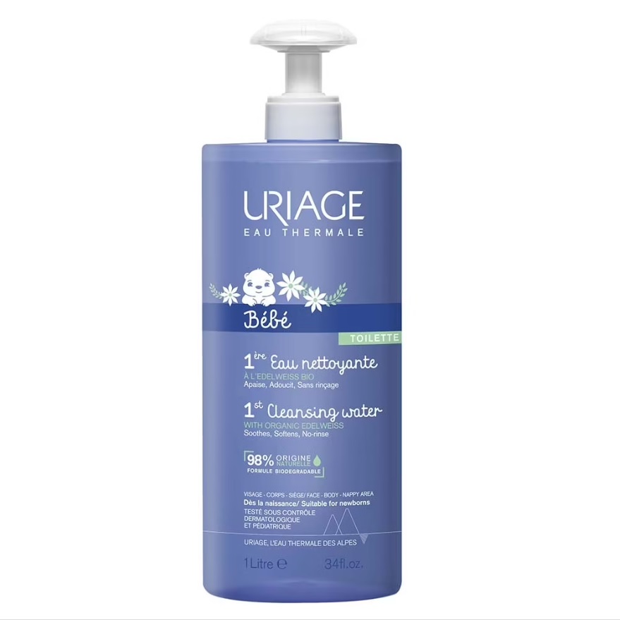 5111831670576217 Bebe 1st Cleansing Water woda oczyszczająca dla dzieci bez spłukiwania 1000ml - obrazek 1