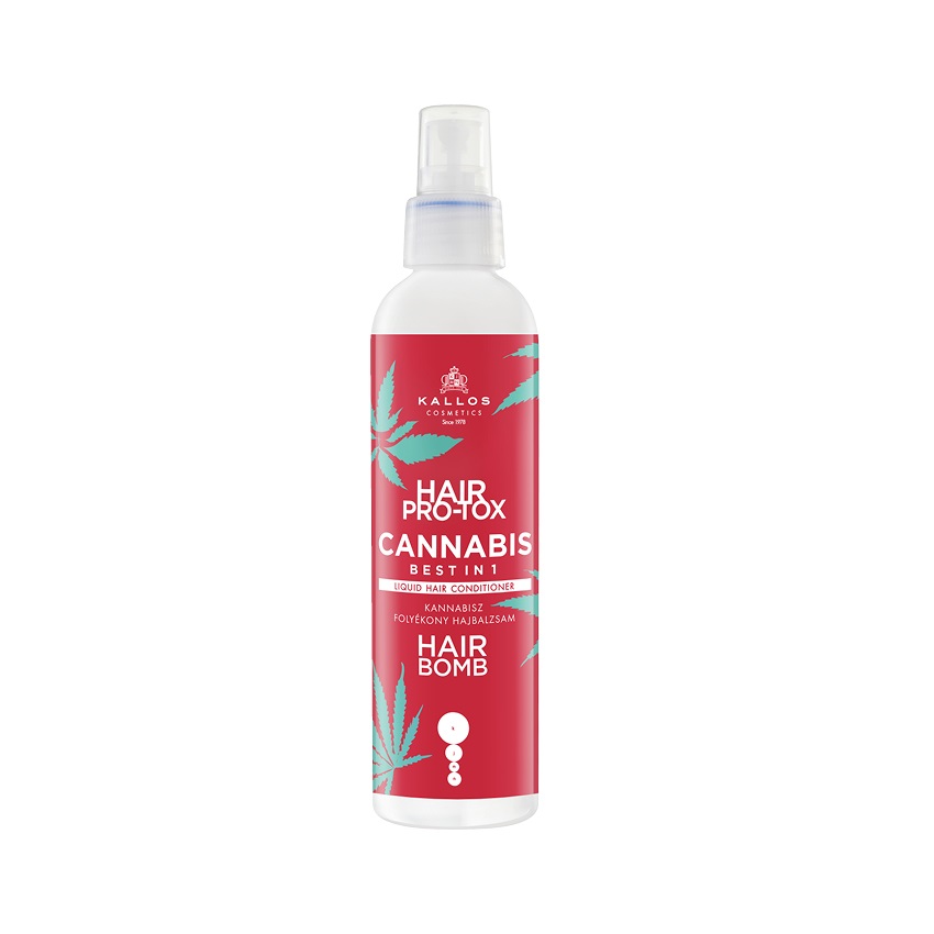 51188441623055776 KJMN Hair Pro-Tox Cannabis odżywka do włosów bez spłukiwania z olejkiem z nasion konopi 200ml - obrazek 1