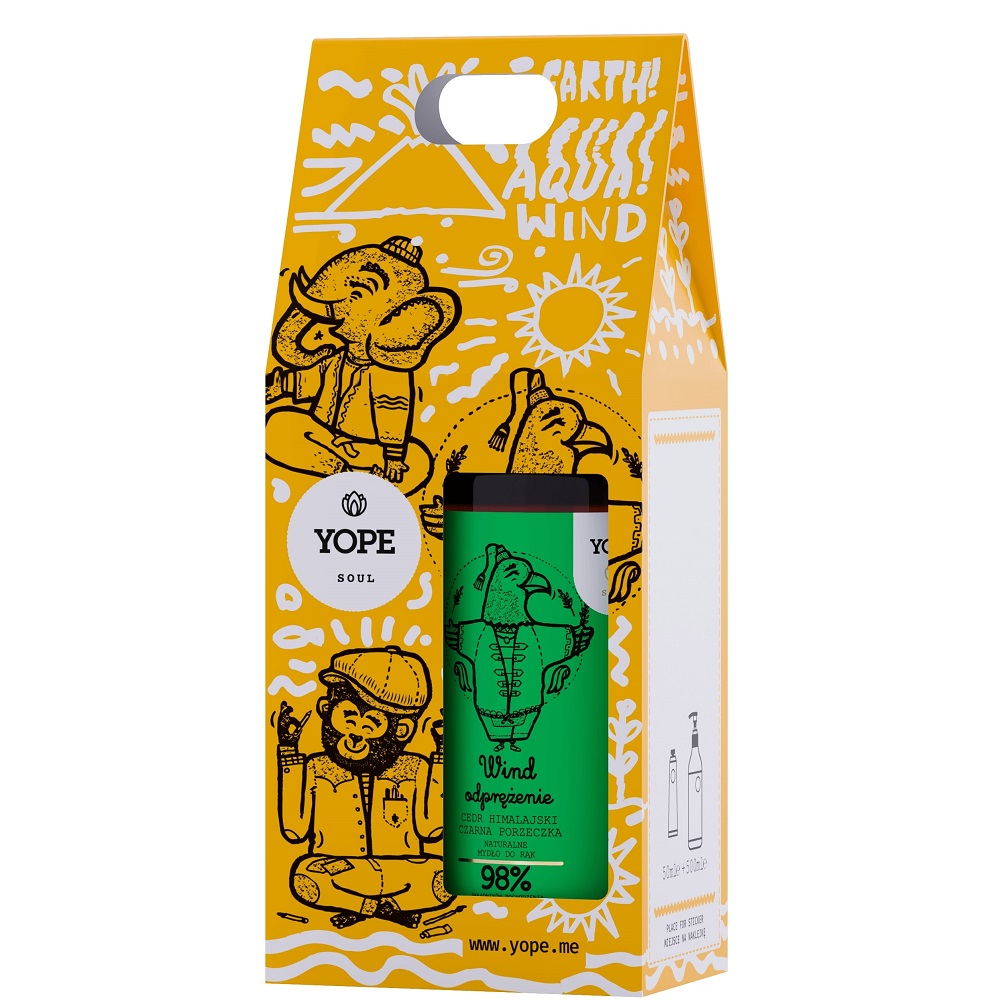 51352881666169891 Soul Wind zestaw naturalne mydło do rąk 500ml + regenerujący krem do rąk 50ml - obrazek 1