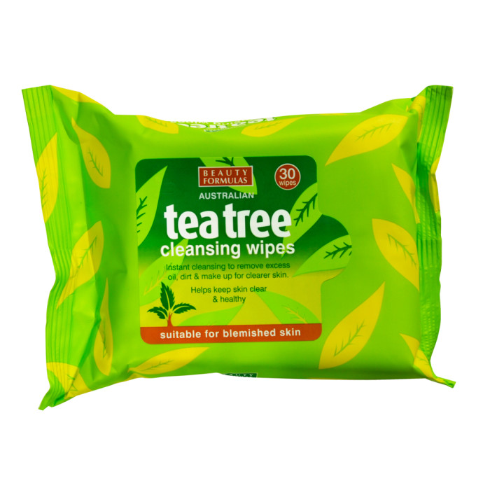 5144981588148843 Tea Tree Cleansing Wipes oczyszczające chusteczki do twarzy 30szt. - obrazek 1