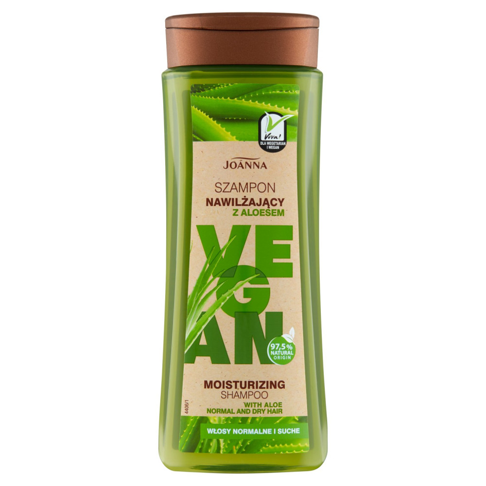 51483991603435979 Vegan szampon nawilżający z aloesem 300ml - obrazek 1