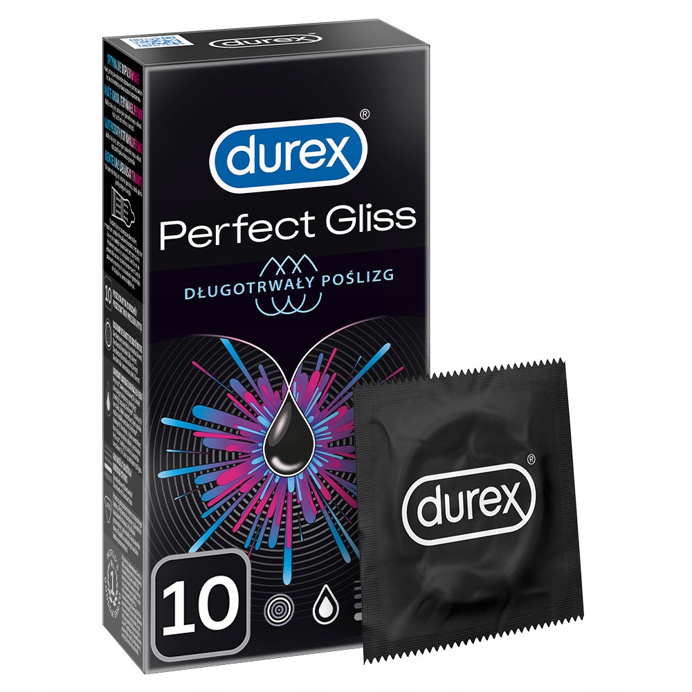 51488661654782868 Perfect Gliss długotrwały poślizg prezerwatywy 10 szt - obrazek 1