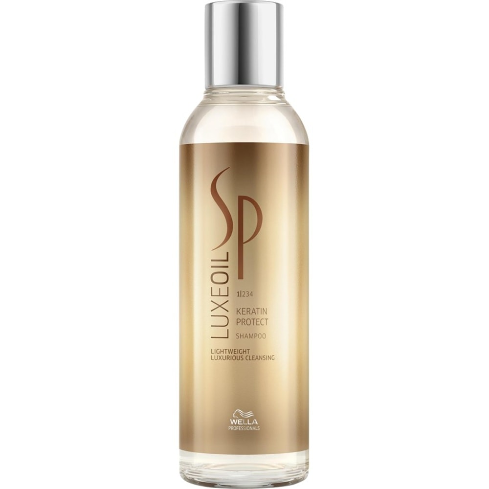 51581051650456099 SP Luxe Oil Keratin Protect Shampoo szampon keratynowy do włosów zniszczonych 200ml - obrazek 1