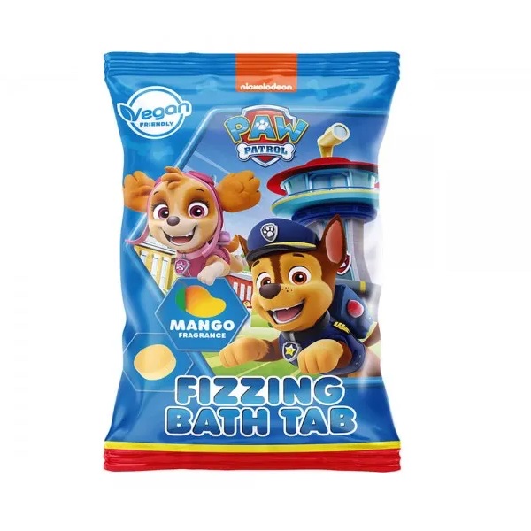 51603191675758975 Psi Patrol musująca pastylka do kąpieli Mango 40g - obrazek 1