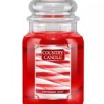 Duża świeca zapachowa z dwoma knotami Peppermint Twist 652g