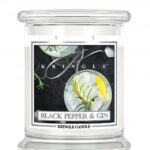 Średnia świeca zapachowa z dwoma knotami Black Pepper Gin 411g