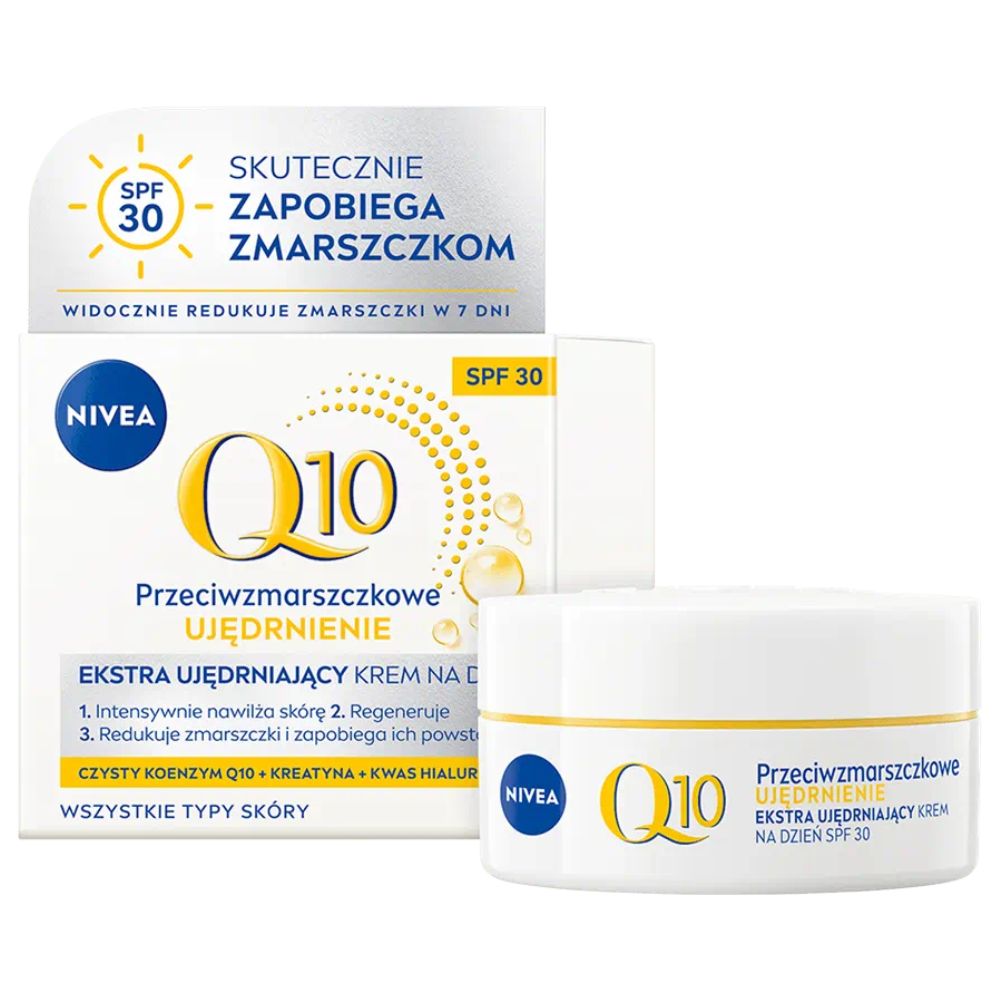 51646751753902591 Q10 Ujędrnienie przeciwzmarszczkowy nawilżający krem na dzień SPF30 50ml - obrazek 1