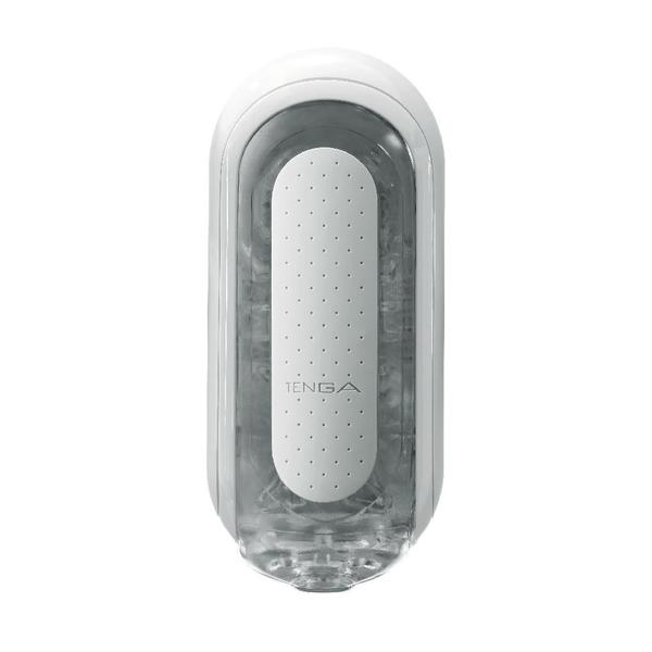 51665641624968708 Flip Zero masturbator wielokrotnego użytku White - obrazek 1