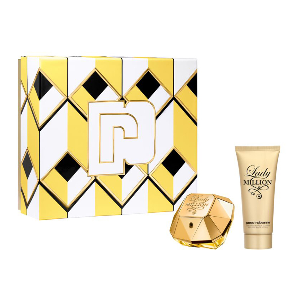 5168701694059654 Lady Million zestaw woda perfumowana spray 80ml + balsam do ciała 100ml - obrazek 1