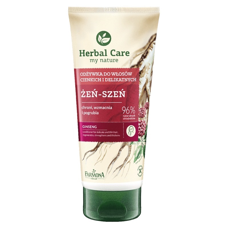 51700391714996369 Herbal Care Żeń-Szeń odżywka do włosów cienkich i delikatnych 200ml - obrazek 1