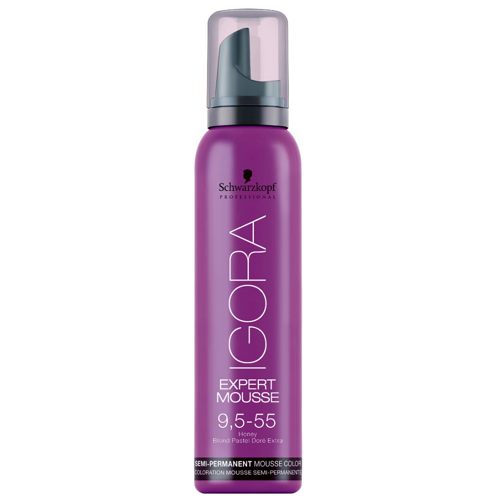 51738691636531614 Igora Expert Mousse koloryzująca pianka do włosów 9.5-55 Miodowy 100ml - obrazek 1