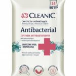 Antibacterial chusteczki odświeżające z płynem antybakteryjnym 24szt.