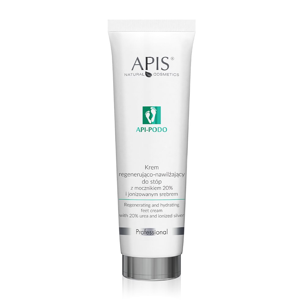 51926811612515498 Api-Podo krem regenerująco-nawilżający do stóp z mocznikiem 20% i jonizowanym srebrem 100ml - obrazek 1