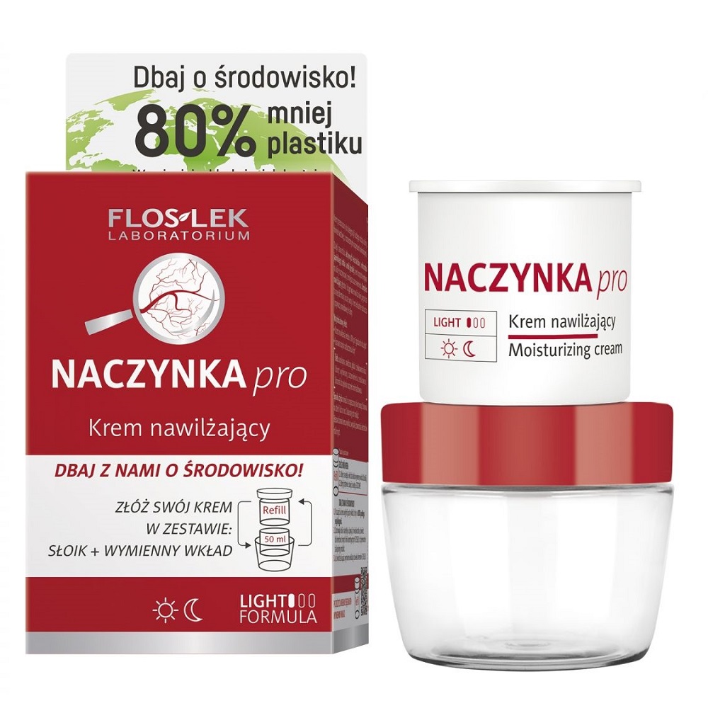 51995871646021149 Naczynka Pro krem nawilżający na dzień i noc słoik + wkład 50ml - obrazek 1