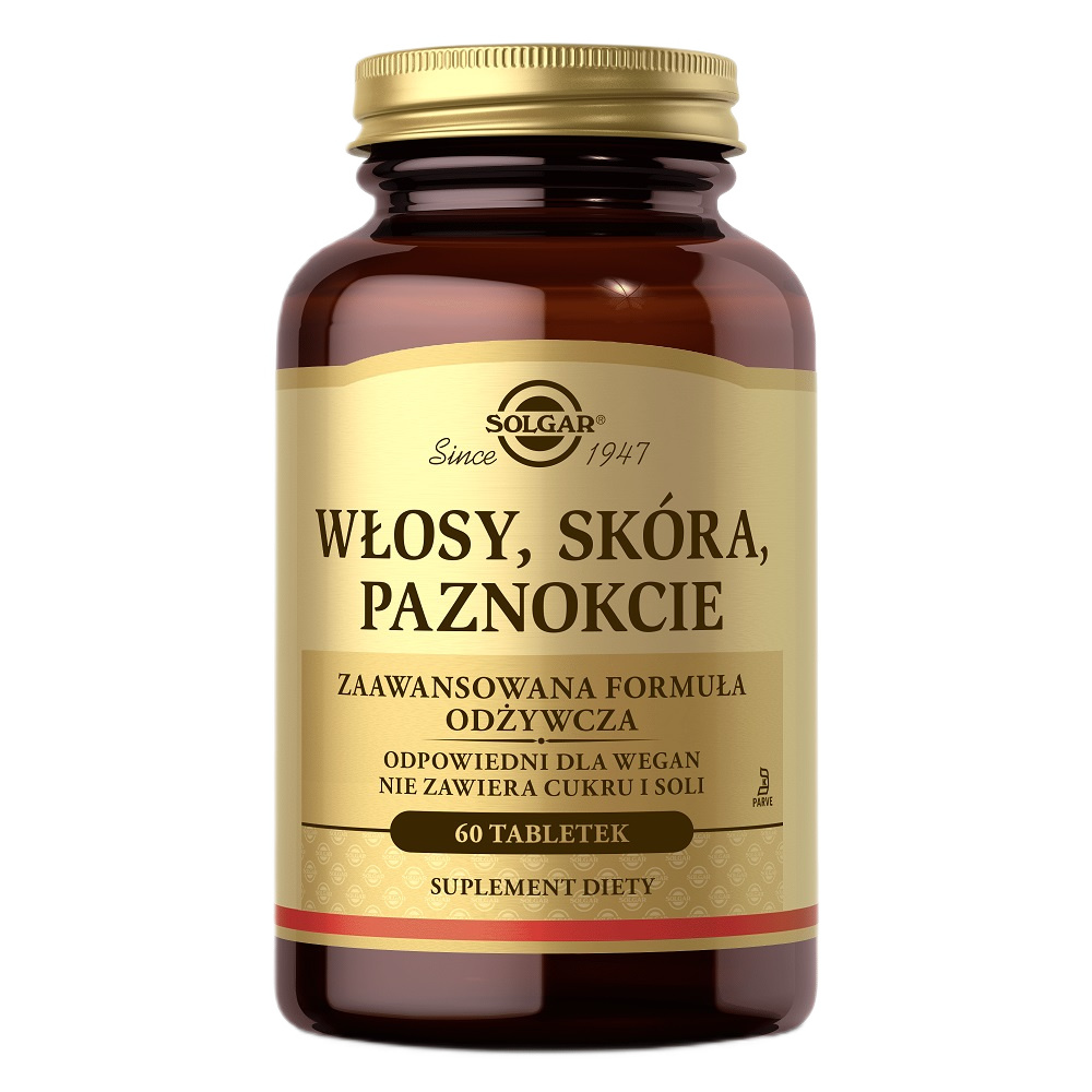 5205761760383863 Włosy Skóra Paznokcie suplement diety 60 tabletek - obrazek 1