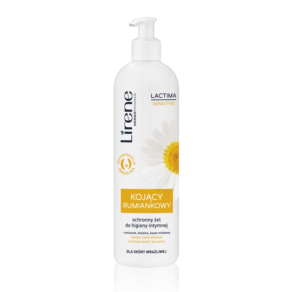5206151693832685 Lactima Sensitive kojący rumiankowy ochronny żel do higieny intymnej 350ml - obrazek 1